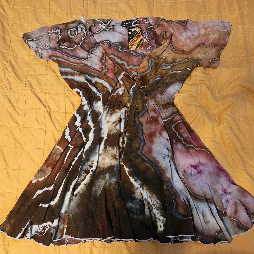 Multicolor Tie-Dye Dress